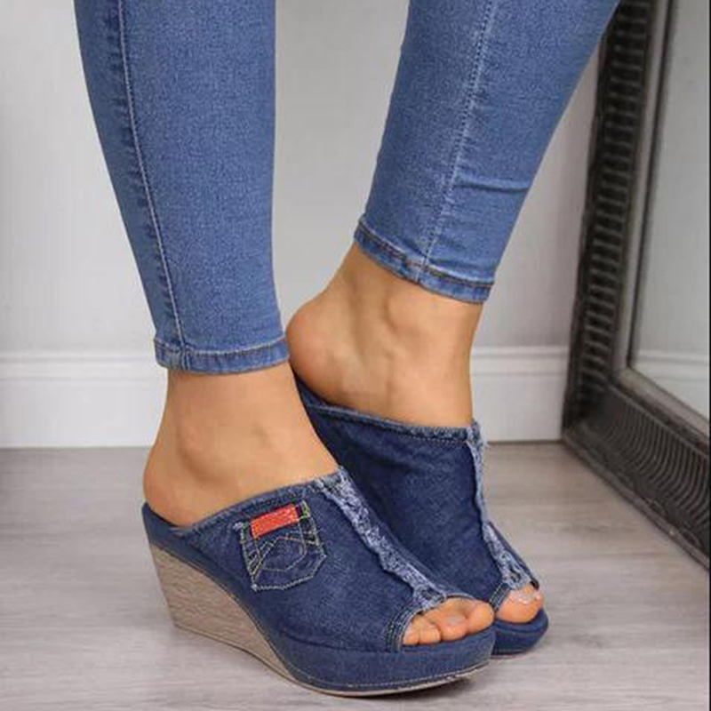 plus size wedge sandals