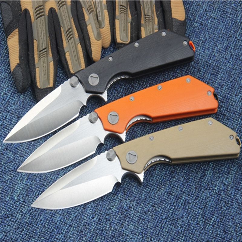

MT D.O.C DOC death of contact D2 58-60HRC 3 COLORS folding Survival Camping Knife Outdoor Knife Gift Knife 1pcs Adru