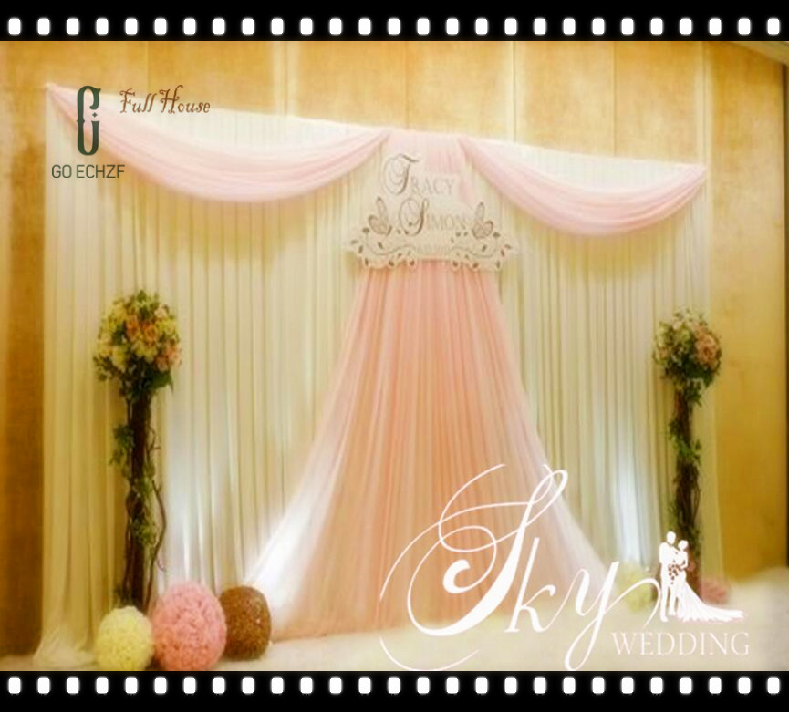

ramadan decorations background Wedding Backdrop Curtain Beautiful Decorations 6m*3m Background Scene Party Supplies 122