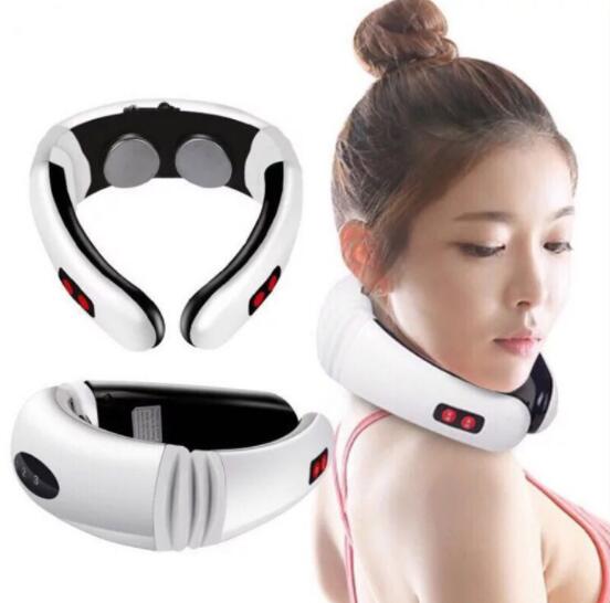 

Electric Pulse Back and Neck Massager Far Infrared Heating Pain Relief Health Care Relaxation Tool Intelligent Cervical Massager