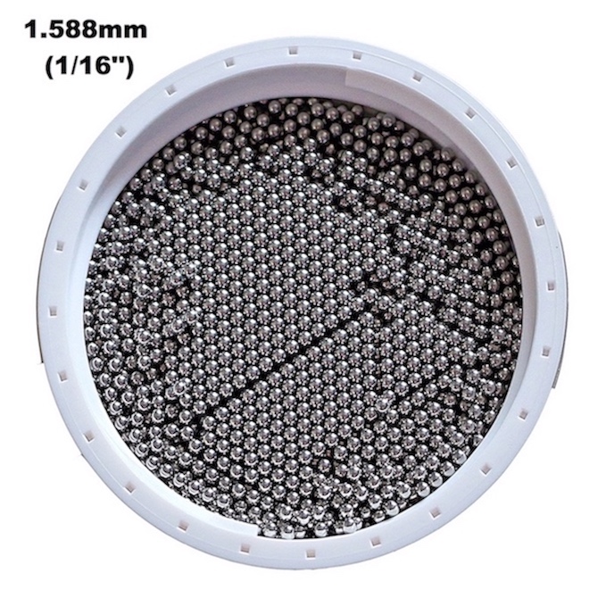 

1/16'' (1.588mm) 304 Stainless Steel Balls For Bearings, Pumps, Valves, Sprayers, Used in Foodstuff, Aerospace and Military Industry