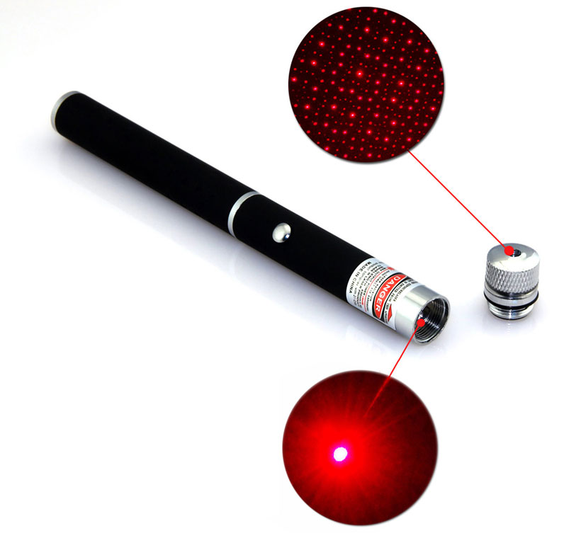 

High Power 650nm 5mW 2in1 STAR Red Laser Pointer Pen Powerful lazer Presentation Pointer Pet Laser Point For Toy & Gift