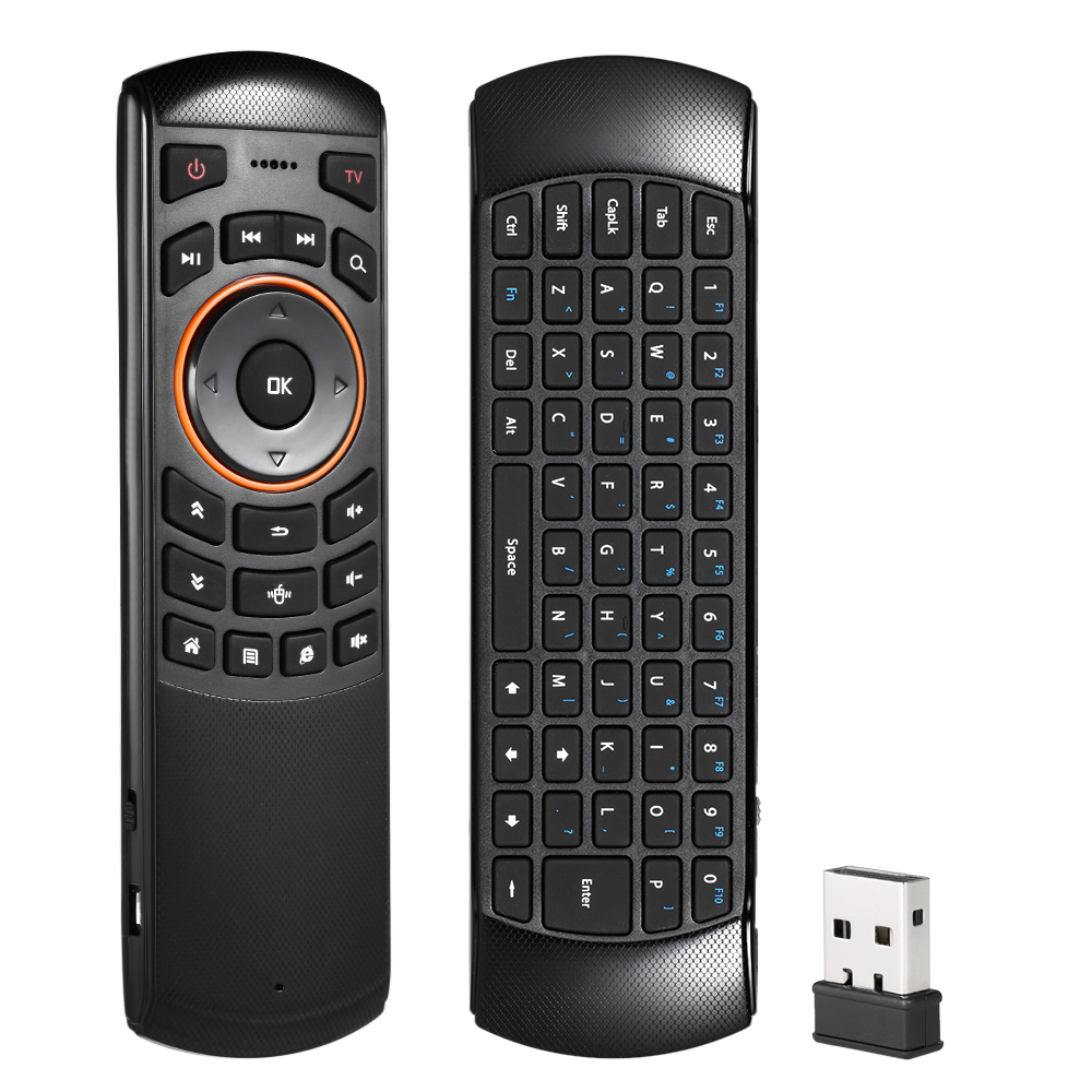 Color: with backlit No Mic Calvas 10pcs Wireless Mini Keyboard T3 2.4GHz Fly Air Mouse with Mic Universal Remote Control for Android TV Box PC Support IR learning