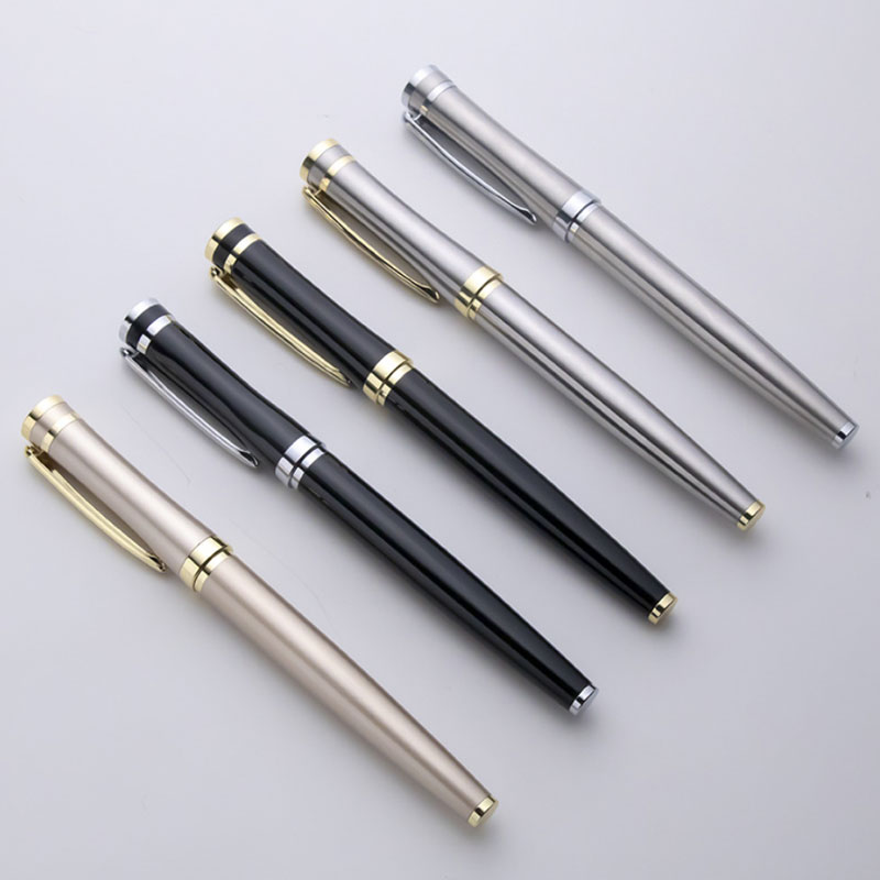 

New Fashion Business Metal Signature Pen Neutral Gel Ink Sign Pens Writing School Office Stationery Supplies