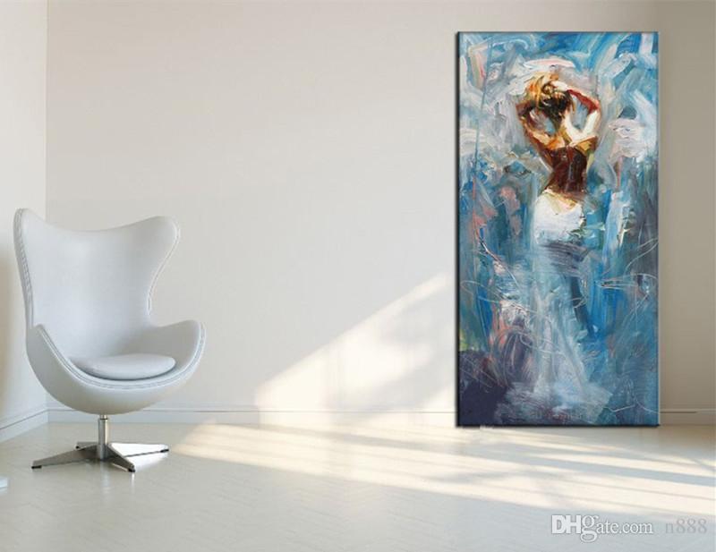

High Quality Hand Painted Modern Abstract Portrait Art Oil Painting On Canvas.High Quality Wall Art Home Deco p412