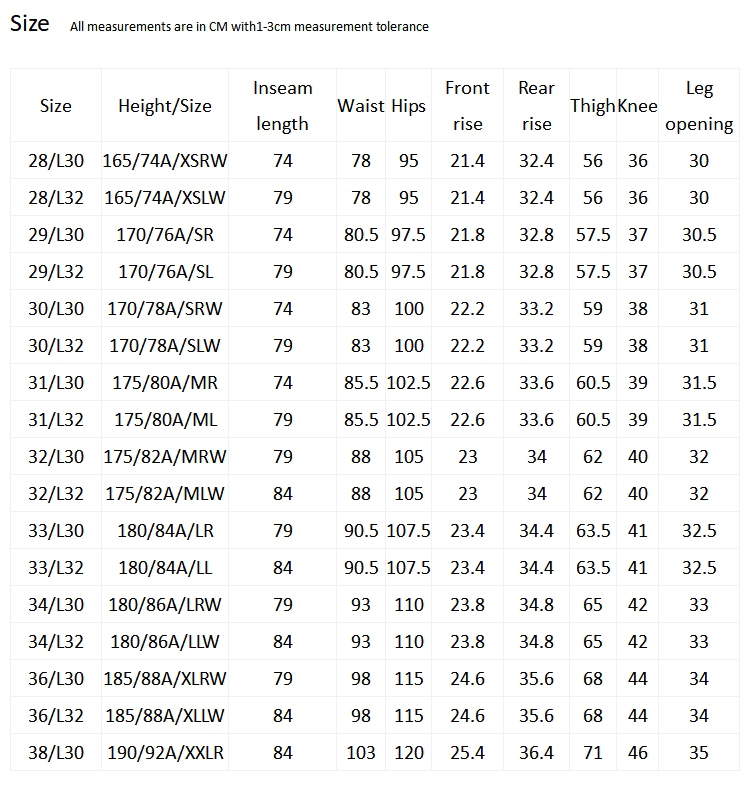 Jack And Jones Medium Size Chart