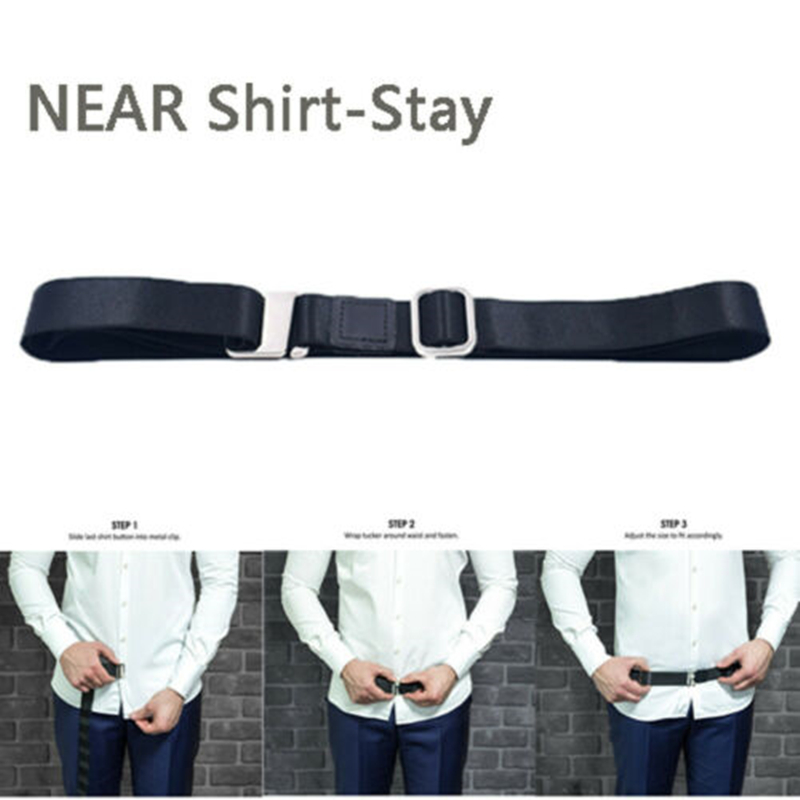 

Easy Shirt Stay Adjustable Belt Non-slip Wrinkle-Proof Shirt Holder Straps Locking Belt Holder Near Shirt-Stay Drop Shipping, Red