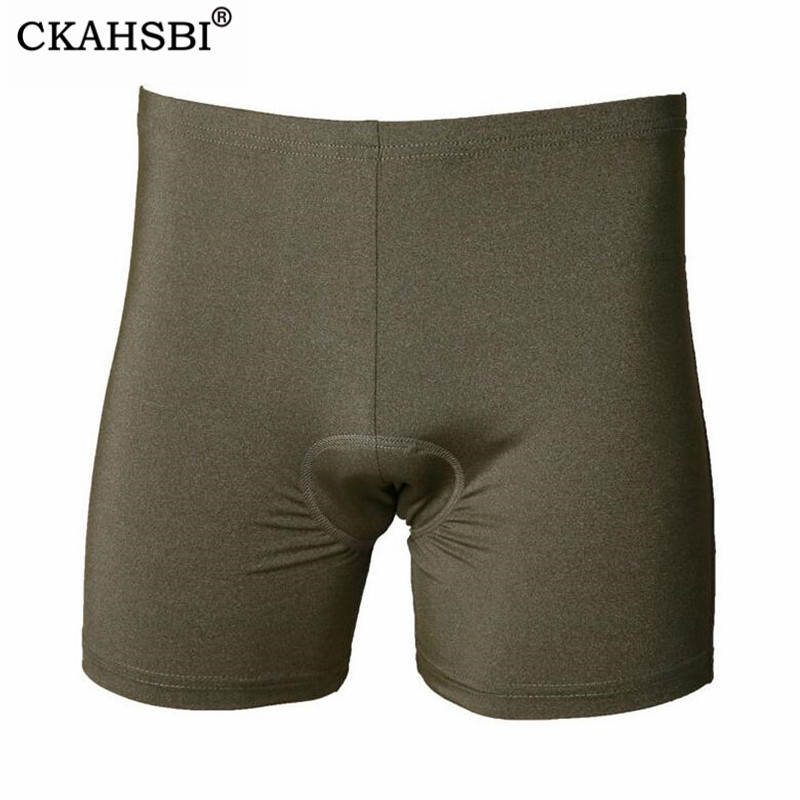 

CKAHSBI Breathable 3D Gel Pad Underwear Bike Cycling Shorts Cycling Bicycle Shorts For Men MTB Bike Outdoor Sports Undershorts, H169 black