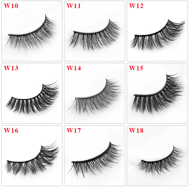 

Luxury 3 Pairs false eyelashes extensions natural look handmade fake lashes mink soft vivid eye makeup accessories 36 models DHL Free