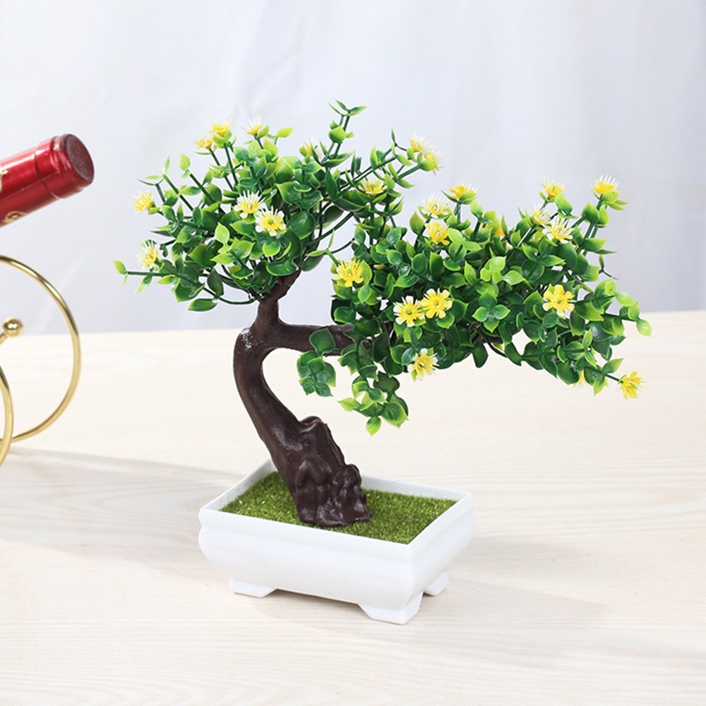 

1 PC Simulated Plant Bonsai Small Tree Decoration Bonsai Pinus Massoniana Green Plant Artificial Flower Decoration