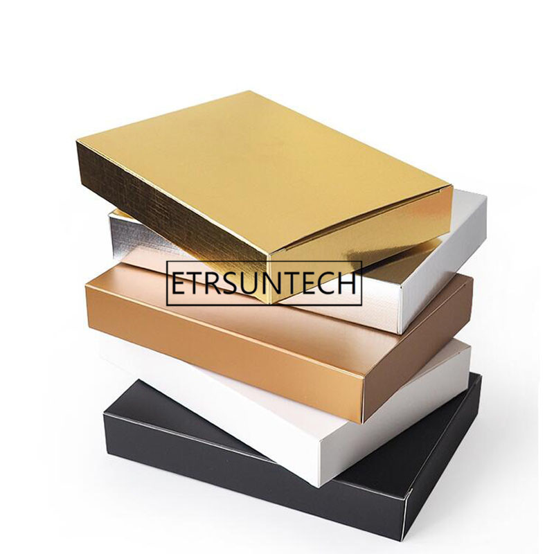 

100pcs Colorful Gift Packaging Box Universal Cosmetic Makeup Jewelry Box Rectangle Paper