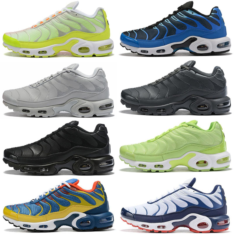 

2019 Newest Black Green Tn Mercurial Plus TN Ultra SE Running Shoes For Men Sliver gold orange Chaussures Athletic Sports Sneakers, As photo 5