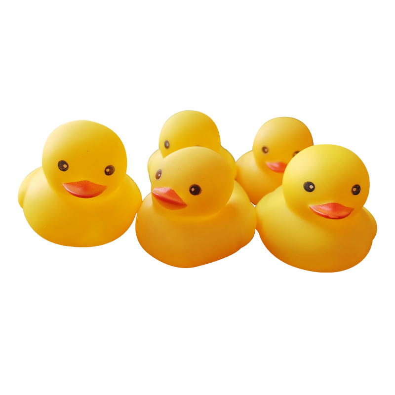 

200piece Wholesale Baby Bath Water toys Sounds Yellow Rubber Ducks Kids Bathe Children Swiming Gifts