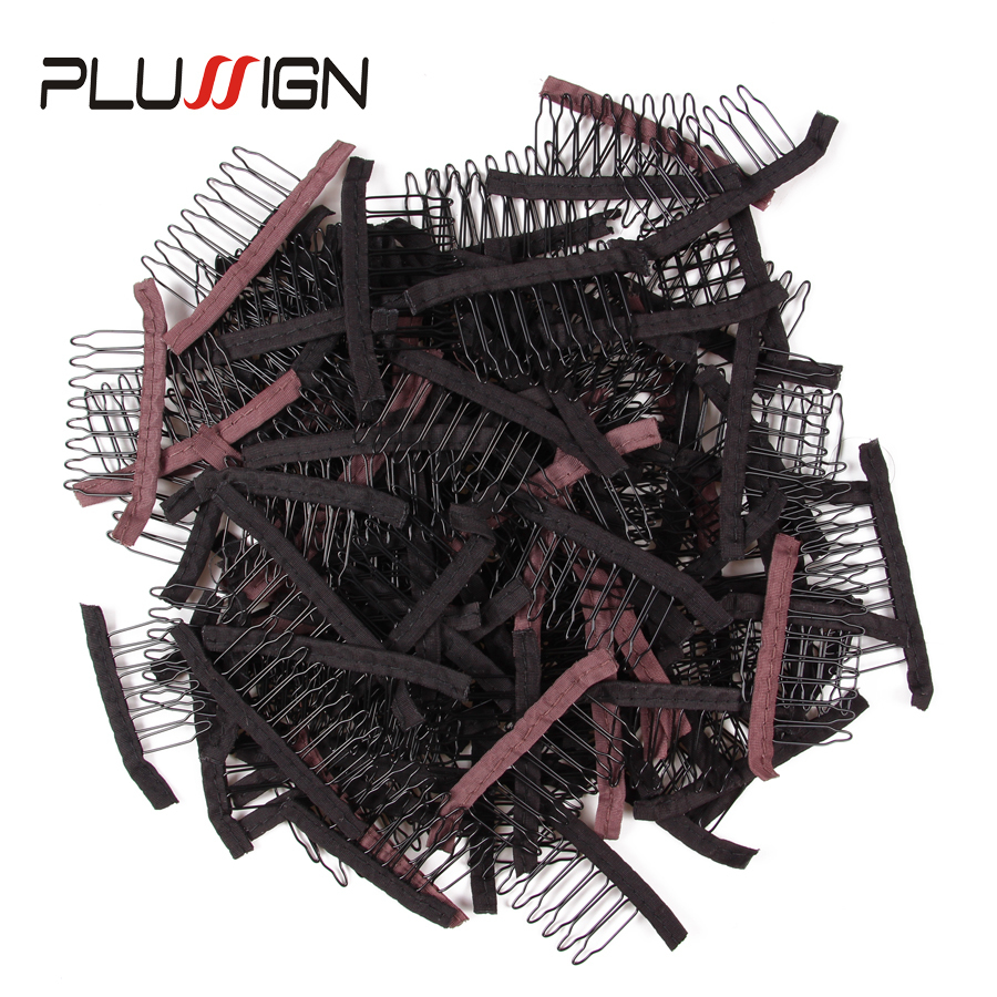 2019 Wig Combs Hair Clips For Weave Extensions Black Brown Color 6