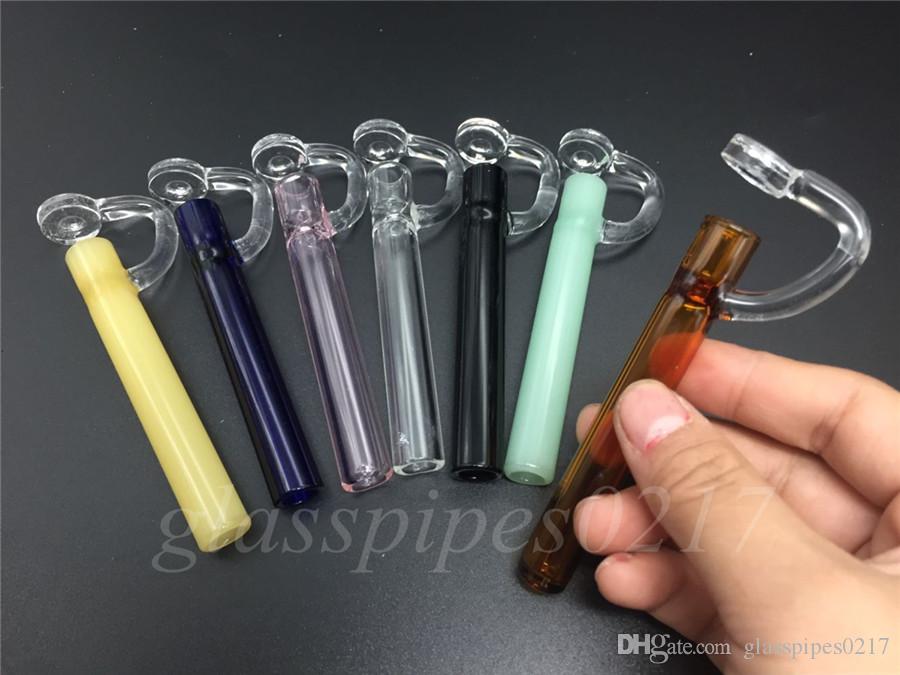 

wholesale LABS CONCENTRATE TASTERS Cheap mini Wax pipe glass smoking pipes hand Tobacco pipes for glass oil rigs bongs