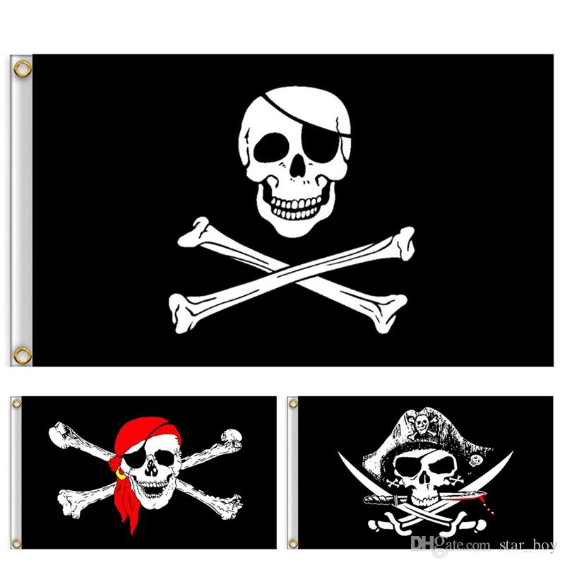 Pirate Dulaien 3x5ft Pirate Poly Flag Jolly Roger