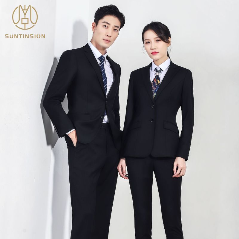 

New suit fit professional suit for men business high end for men and women, See chart