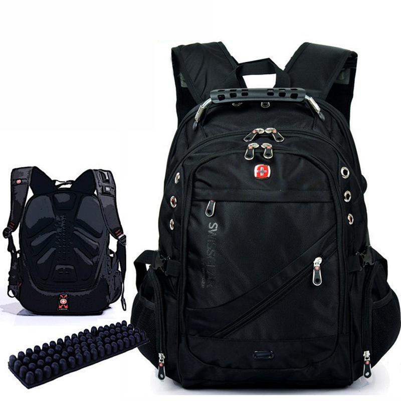 

Designer-New Fashion Brand Design Men's Travel Bag 15.6 inches Man Backpack Polyester Bags Waterproof Shoulder Bags Computer Packsack, Red