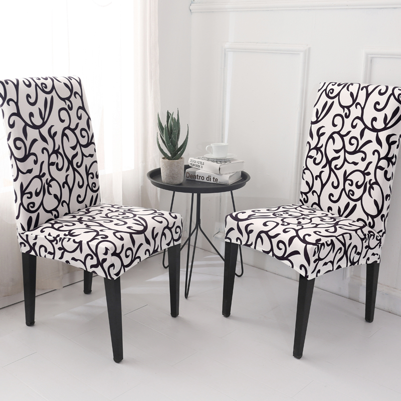 

Homing Stretch Chair Covers For Dining Room Elastic Kitchen Chair Protector Washable Case Slipcovers Seat Cover Home Decor