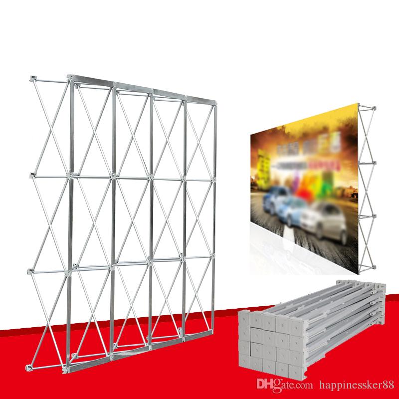 

High GradePortable Aluminium Alloy Flower Folding Stand Wedding Backdrop Stand Advertising Rainproof Display Signature Wall