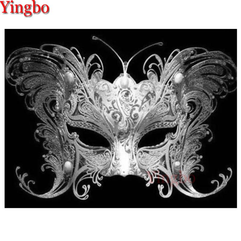 

Mask woman art Full diamond embroidery diamond mosaic picture rhinestones diy 5D painting cross stitch kit home decor