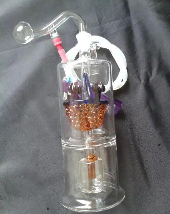 

New A Glass Mute Hookah ,Wholesale Bongs Oil Burner Glass Pipes Water Pipes Glass Pipe Oil Rigs Smoking Free Shipping