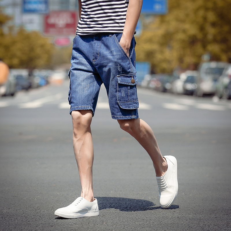 mens jeans with leg pockets
