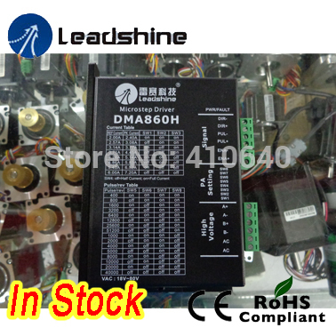 Livraison gratuite En Stock Leadshine DMA860H 2 Phase Stepper Drive avec 18 à 80 VDC adapté pour NEMA 34 à 42