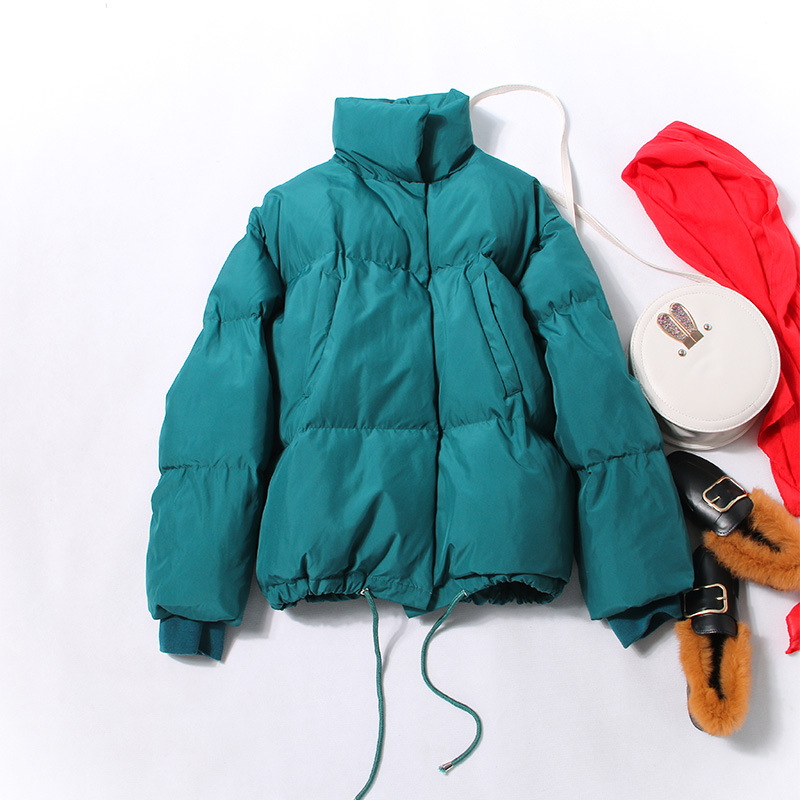 

New Autumn Winter Jacket Women Coat Fashion Female Stand Winter Jacket Women Parka Warm Casual Overcoat Parkas Plus Size, Green