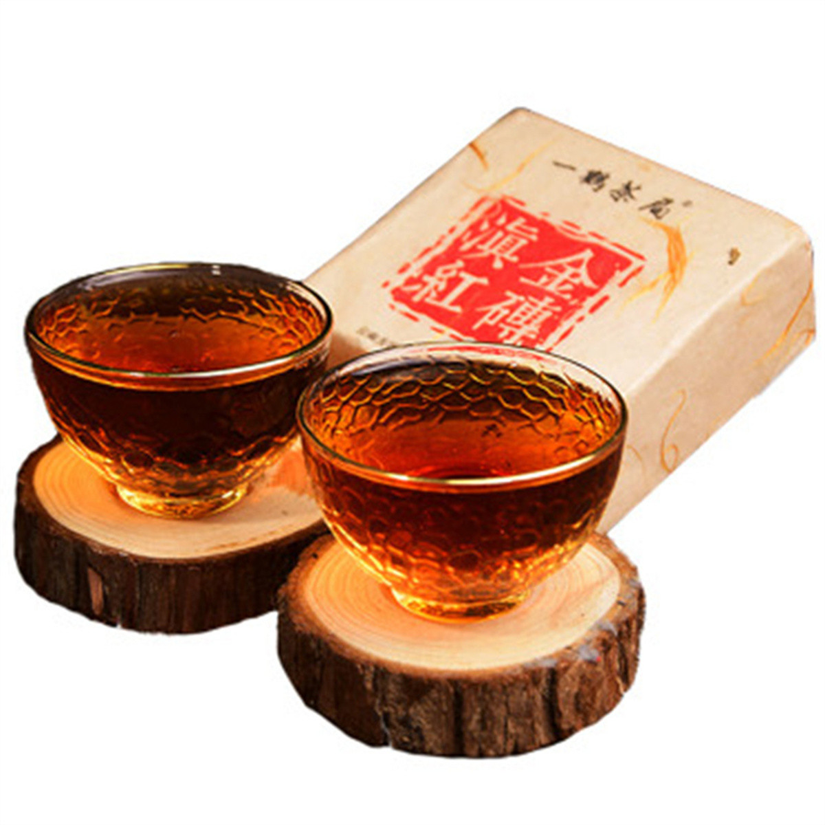 

Preferred 250g Chinese Organic Black Tea Yunnan Dianhong Golden Buds Brick Red Tea Health Care New Cooked tea Green Food