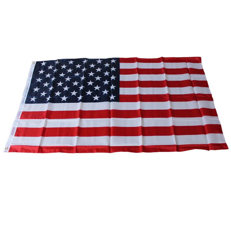 

USA Flags American Flag USA Garden Office Banner Flags 3x5 FT Bannner Quality Stars Stripes Polyester Sturdy Flag 150*90 CM ER9T