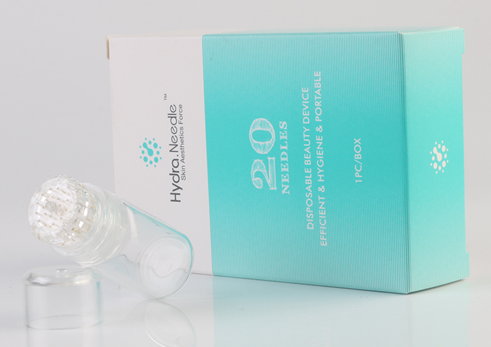 

New Hydra Needle 20 Aqua Micro Channel Mesotherapy Gold Needle Fine Touch System derma stamp CE