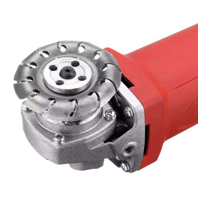 

Manganese Steel Wood Shaping Disc Wood Carving Disc 16mm Bore 12 Teeth Extreme Shaping For 100/115 Angle Grinder