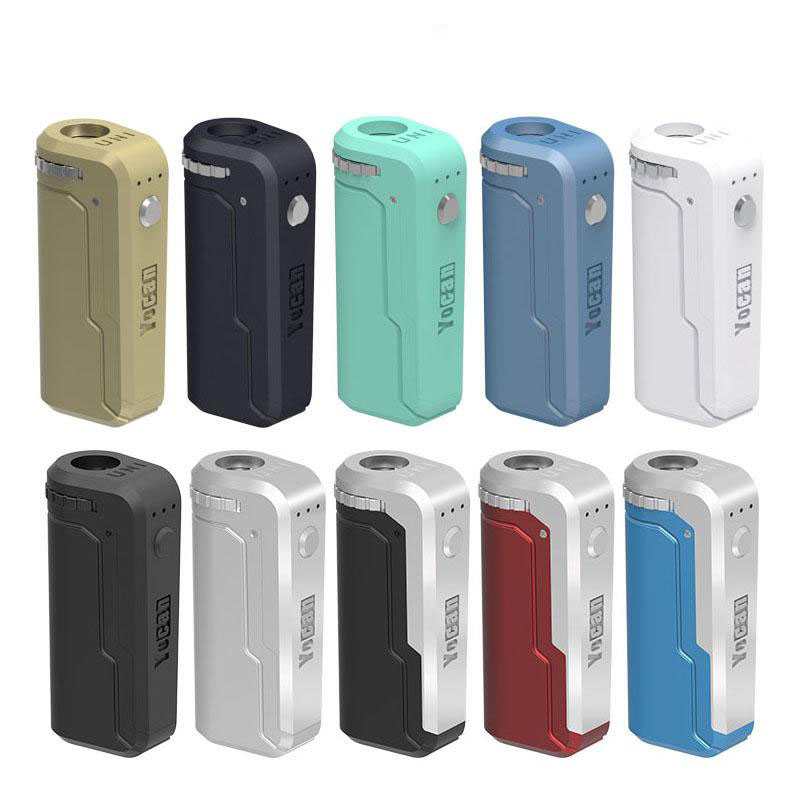 

Yocan UNI Box Mod 650mAh Battery Preheat Variable Voltage VV Vape Mods With Magnetic 510 Adapter For Thick Oil Cartridge DHL free, Multi