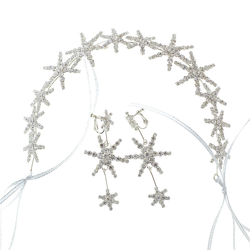 

Day Hanyinshai Stars Light Bride Hair Band Headwear Hair Hoop Suit Wedding Ornaments Marry Headwear Bridesmaid Hair Decorate