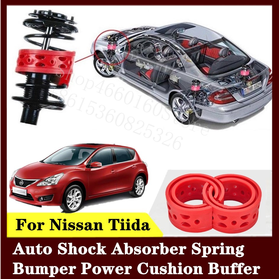 

For Nissan Tiida 2pcs High-quality Front or Rear Car Shock Absorber Spring Bumper Power Auto-buffers Car Cushion Urethane