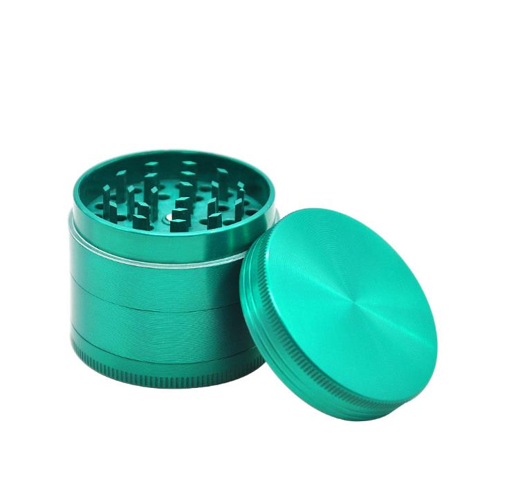 

New Smoke Grinder with 50mm Zinc Alloy 4-Layer Plate Metal Smoke Grinder
