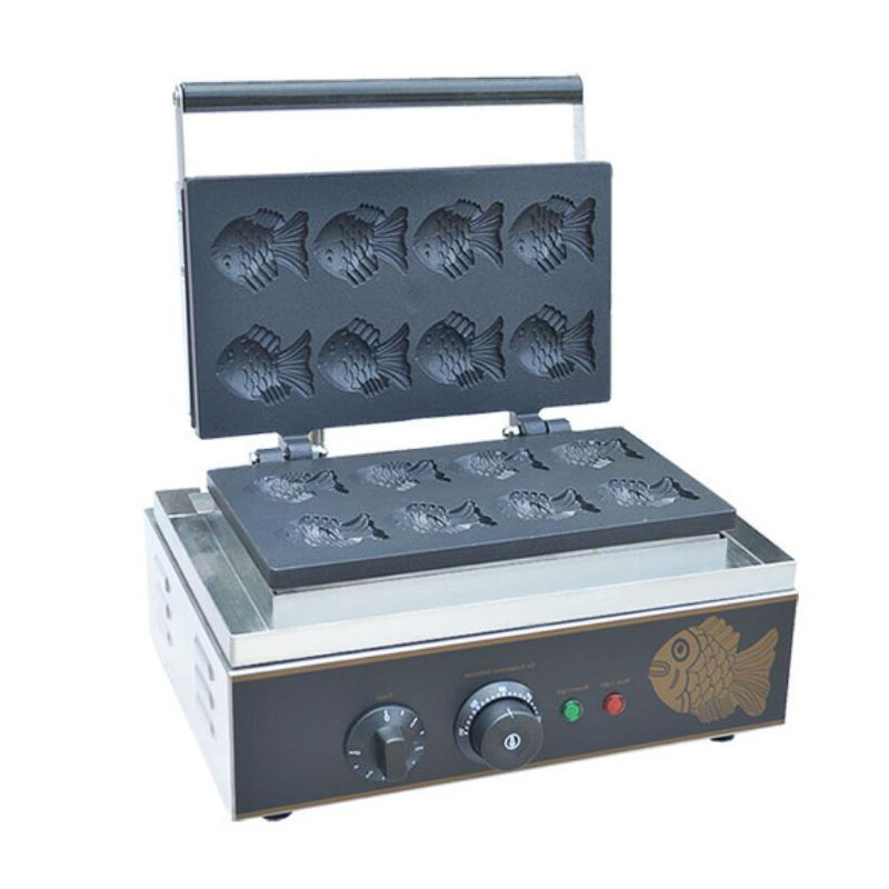 

NEW Commercial Non-stick Korean Taiyaki Machine Fish Waffle Maker Fish Shaped Waffle Iron Cake Making Machine