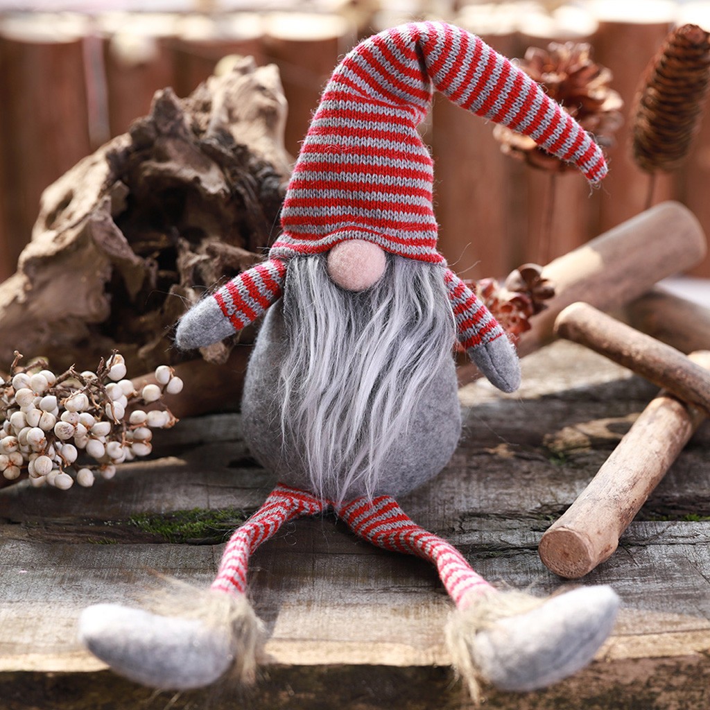 

Santa Doll Gnome Scandinavian Tomte Nordic Nisse Sockerbit Dwarf Elf Home Festival Ornaments Decor Christma Swedish Stuffed#20