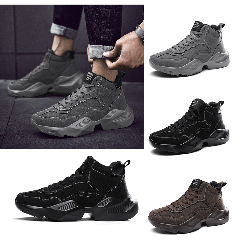 

casual trainer winter for outdoor shoes triple grey black brown keep warm comfortable trainer men women designer sneakers size 39-44, B3