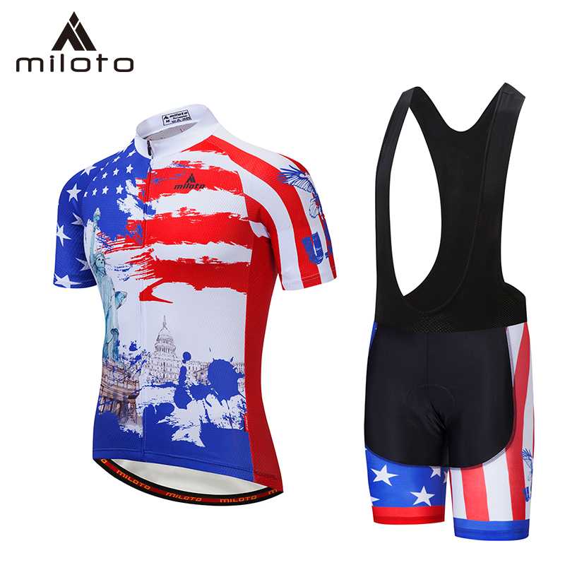 

Cycling Jersey Sets MILOTO Quick-Dry Set MTB Road Bicycle Clothing Breathable Riding Mountain Bike Clothes Triathlon, Cbj-m073-btb