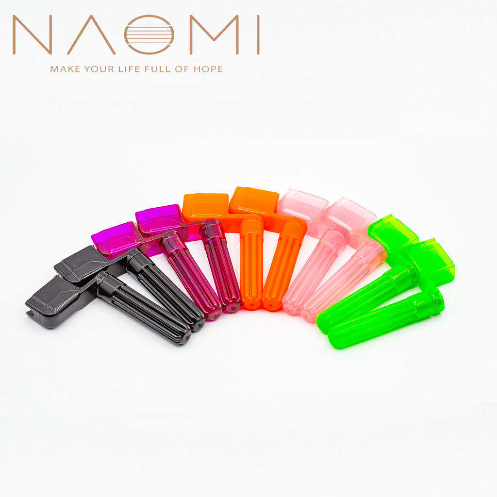 

NAOMI 10PCS Guitar String Winder Peg Speed Peg Puller Bridge Guitar Strings Tuners Acoustic Electric Guitar Parts Accessories