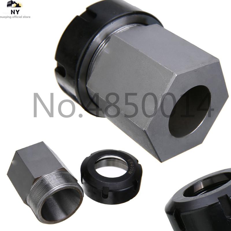 ZXY-NAN Lathe Hard Steel Hex ER-25 Collet Chuck Block CNC Lathe Tool Holder