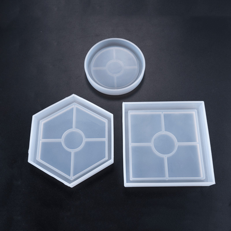 

Square Round Epoxy Mould DIY Epoxy Polygon Mould Decoration Jewelry