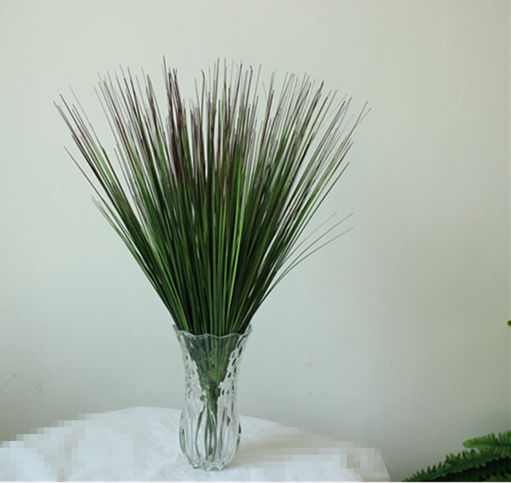 

Simulated plants High-quality onion grass silk flowers decorative flower arrangement turf engineering flowers simulated plants, Army green