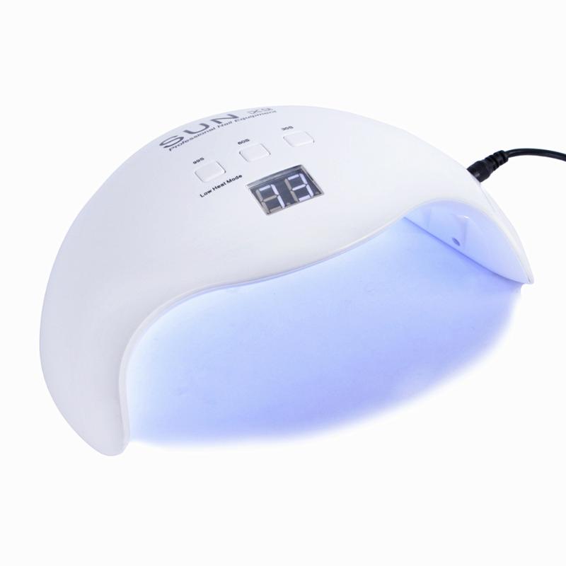 

SUNX9 UV LED Nail Dryer 48W Nail Lamp Automatic Sensor Art Manicure Tool 30s 60s 99s Painless Mode Fast Curing Gels Varnish, White