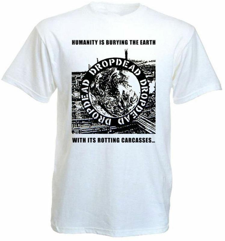 

Dropdead V5 T-Shirt White Hardcore Punk Grindcore All Sizes -5Xl For Youth Middle-Age The Old Tee Shirt, Men-darkpurple
