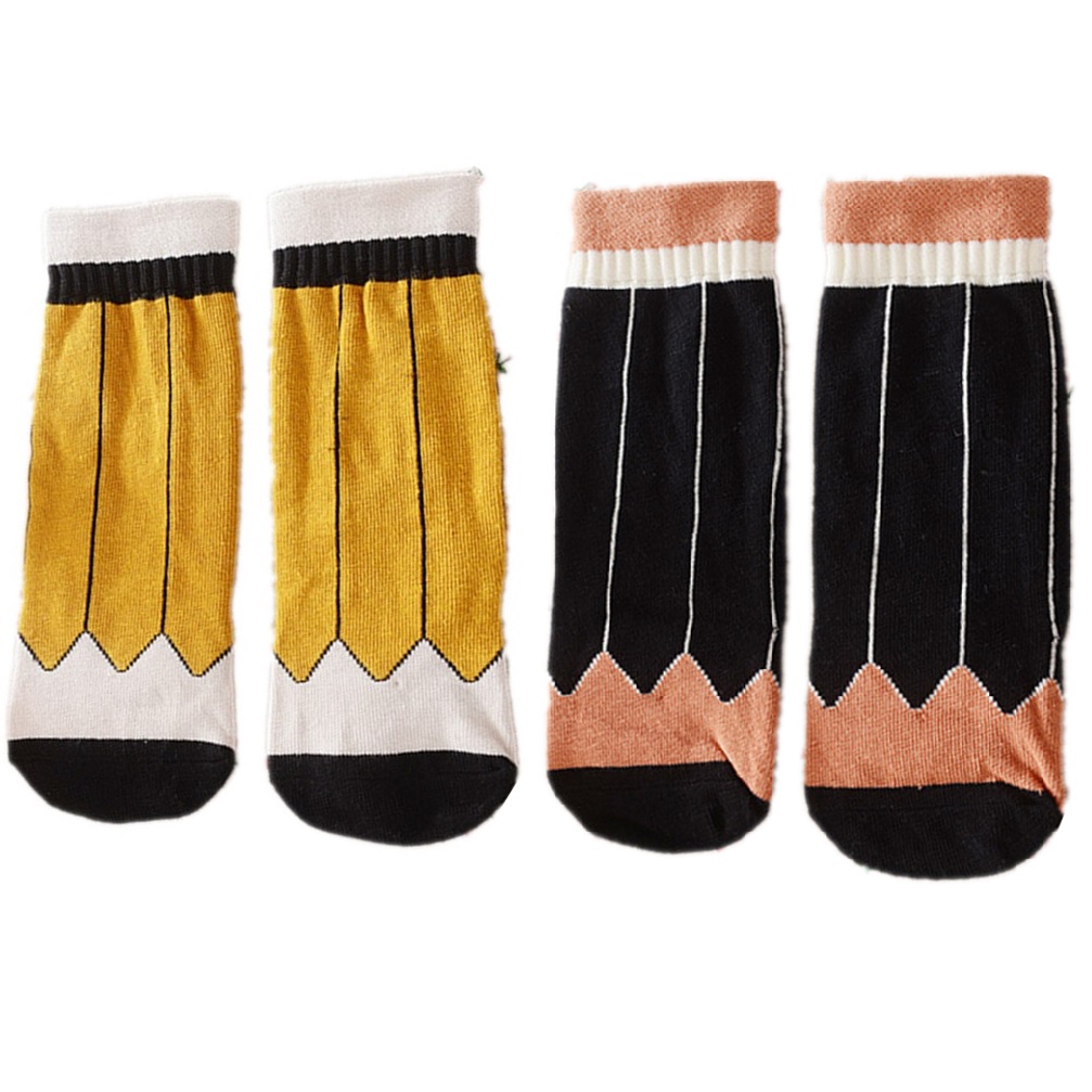 High Elasticity Girl Cotton Knee High Socks Uniform Fox Howling Women Tube Socks