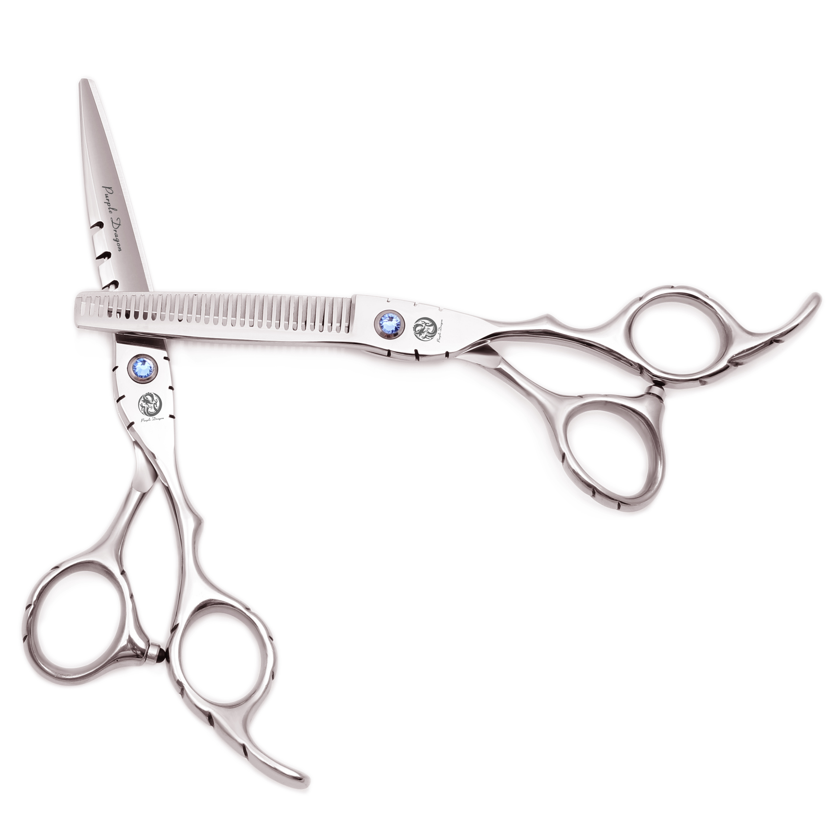 

Professional Hair Scissors 5.5" Wholesale Japanese Purple Dragon Hair Cutting Scissors Thinning Shears Barber Hairdressing Scissors Z1010