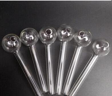 

60mm Pyrex Glass Oil Burner Smoking Handle Pipes Oil Burner Glass Pipe Tube Pipes for Smoking hgghgh